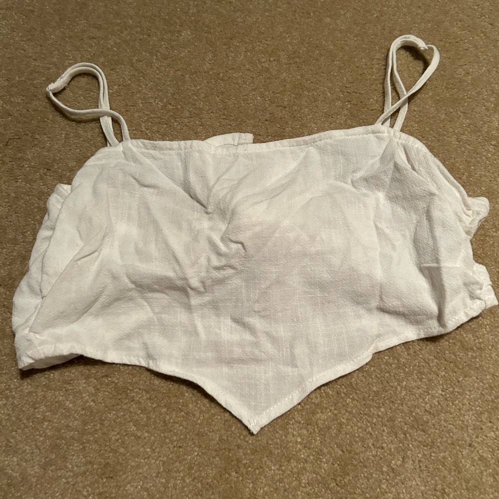 Pacsun La Hearts Bandana Top in White